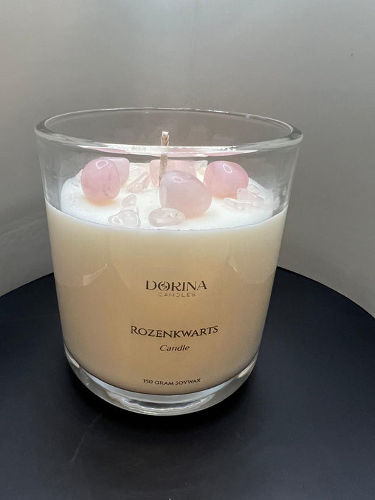 Rozenkwarts Candle
